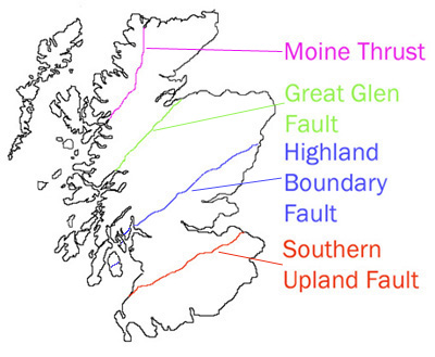 Scotland Fault Lines Map Page2